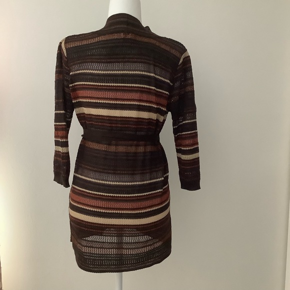 M Missoni Multicolor Metallic Knit Wrap Cardigan - Picture 4 of 9